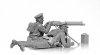 ICM 35713 WWI British Vickers MG Crew (Vickers MG & 2 figures) 1/35